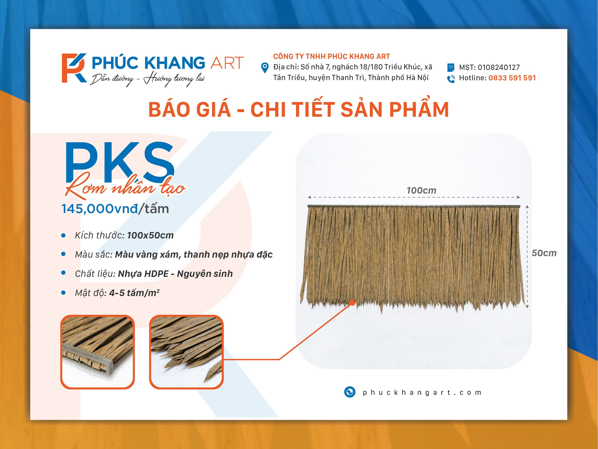 Bảng báo giá chi tiết rơm nhân tạo cập nhật mới nhất